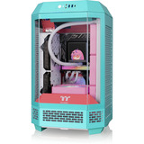 Thermaltake  boîtier mini tower Menthe/Baies | 2x USB-A | 1x USB-C | Verre Trempé