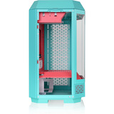 Thermaltake  boîtier mini tower Menthe/Baies | 2x USB-A | 1x USB-C | Verre Trempé
