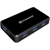 Transcend HUB3 Noir Hubs & concentrateurs, Hub USB Noir, USB 3.2 Gen 1 (3.1 Gen 1) Type-A, Noir, CE/FCC/BSMI/KC/RCM/EAC, 5 - 12 V, Windows 10, Windows 7, Windows 8, Mac OS X 10.2 Jaguar