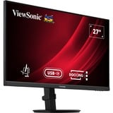ViewSonic VG Series VG2709U-2K écran plat de PC 68,6 cm (27") 2560 x 1440 pixels Quad HD LED Noir Moniteur  Noir (Mat), 68,6 cm (27"), 2560 x 1440 pixels, Quad HD, LED, 4 ms, Noir