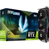 ZOTAC GAMING GeForce RTX 3070 Ti Trinity NVIDIA 8 Go GDDR6X, LHR, Carte graphique GeForce RTX 3070 Ti, 8 Go, GDDR6X, 256 bit, 7680 x 4320 pixels, PCI Express x16 4.0
