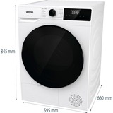 gorenje DHNA92/DE, Sèche-linge pompe à chaleur à condensation Blanc