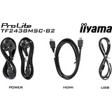 iiyama ProLite TF2438MSC-B2 23.8" Moniteur tactile  Noir (Mat)