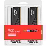 ADATA LANCER BLADE RGB module de mémoire 32 Go 2 x 16 Go DDR5 ECC, Mémoire vive Noir, 32 Go, 2 x 16 Go, DDR5, 6000 MHz, 288-pin DIMM, Noir