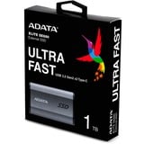 ADATA SE880 1 To USB Type-C 3.2 Gen 2 (3.1 Gen 2) Gris SSD externe Gris, 1 To, USB Type-C, 3.2 Gen 2 (3.1 Gen 2), 2000 Mo/s, Gris