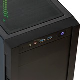 ALTERNATE AGP-INT-048, PC gaming Noir/transparent