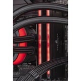 ALTERNATE Custom PC Series • iCUE Red Madness Gaming-PC, PC gaming Noir/transparent