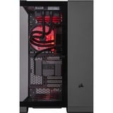 ALTERNATE Custom PC Series • iCUE Red Madness Gaming-PC, PC gaming Noir/transparent