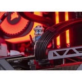 ALTERNATE Custom PC Series • iCUE Red Madness Gaming-PC, PC gaming Noir/transparent
