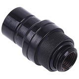 Alphacool 17440 pièce et accessoire pour systèmes de refroidissement d'ordinateurs Raccord, Fermeture Noir, Raccord, Laiton, Noir, 1/4", 32 mm, 86 mm