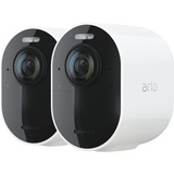 Arlo Ultra 2 Spotlight Extérieure 3840 x 2160 pixels Mur, Camera Blanc/Noir, Extérieure, Sans fil, Amazon Alexa & Google Assistant, FCC, CE, IC, EuP1275, WERCS, Mur, Noir, Blanc