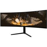 Arozzi Nova 49TUW165 49" Moniteur UltraWide gaming incurvé Noir, 1x DisplayPort, 2x HDMI, 2x USB-A, 165 Hz
