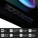 Arozzi Nova 49TUW165 49" Moniteur UltraWide gaming incurvé Noir, 1x DisplayPort, 2x HDMI, 2x USB-A, 165 Hz