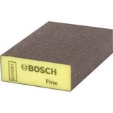 Bosch 2 608 901 170 Bloc de ponçage manuel Grain fin, Éponge de broyage Jaune, Grain fin, Bloc de ponçage, Marron, Jaune, Bois, Décapant, 69 mm