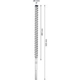 Bosch Expert Foret SDS Max-8X, Perceuse Marteau perforateur, Hammer drill bit, 2,6 cm, 520 mm, Béton, pierre, 40 cm