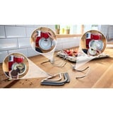 Bosch Serie 4 MUM5X720 robot de cuisine 1000 W 3,9 L Rouge, Argent Balances intégrées Rouge/Argent, 3,9 L, Rouge, Argent, Tactile, 2,7 kg, 1,1 m, 4 disques