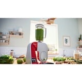 Bosch Serie 4 MUM5X720 robot de cuisine 1000 W 3,9 L Rouge, Argent Balances intégrées Rouge/Argent, 3,9 L, Rouge, Argent, Tactile, 2,7 kg, 1,1 m, 4 disques
