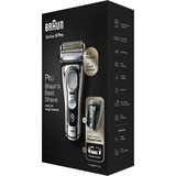 Braun Series 9 9426s Wet&Dry Rasoir à grille Tondeuse Noir, Chrome Chrome/Argent, Rasoir à grille, Active Quattro Head, Noir, Chrome, Chargement, Batterie, Lithium-Ion (Li-Ion)