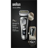 Braun Series 9 9426s Wet&Dry Rasoir à grille Tondeuse Noir, Chrome Chrome/Argent, Rasoir à grille, Active Quattro Head, Noir, Chrome, Chargement, Batterie, Lithium-Ion (Li-Ion)