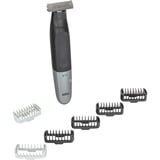 Braun XT5200 Noir, Argent Hybrides nickel-métal (NiMH), Tondeuse à barbe Noir/Argent, Noir, Argent, Rectangle, 1 mm, 5 mm, Barbe, Visage, Batterie