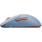 CHERRY XTRFY M68 Wireless, Souris gaming Bleu clair/cuivre