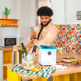 Cecotec Chillin' Ice 1200 Go Machine à glaçons, Sorbetière Blanc