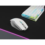 Corsair M65 RGB ULTRA WIRELESS, Souris gaming Blanc/Gris clair, 26,000 DPI, USB | 2,4 GHz | Bluetooth