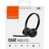 Creative Chat sans fil casque on-ear Noir