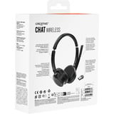 Creative Chat sans fil casque on-ear Noir