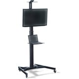Digitus Chariot de présentation TV DA-90370 avec étagère, Support Noir