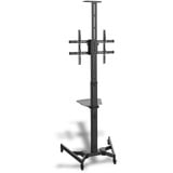 Digitus Chariot de présentation TV DA-90370 avec étagère, Support Noir