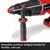 EINHELL Perforateur sans fil professionnel TP-HD 18/26 D Li BL - Solo, 18 Volt, Marteau piqueur Noir/Rouge