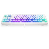 ENDORFY clavier gaming Blanc, Layout DE, Kailh RGB Red