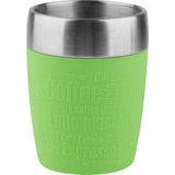 Emsa TRAVEL CUP Tasse Citron vert, Gobelet thermique Citron vert/en acier inoxydable, Unique, 0,2 L, Citron vert