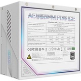 GIGABYTE GP-AE850PM PG5 ICE alimentation modulaire 850 watt Blanc, 1x 12VHPWR, 6x PCIe