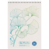 Herlitz GREENline bloc-notes A7 50 feuilles Blanc, Bloc note Motif, Blanc, A7, 50 feuilles, Papier quadrillé, Adulte