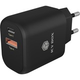 ICY BOX Chargeur Noir