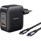 Intenso Intenso Power Adapter W100ACC GaN + C520C Câble, Chargeur Noir