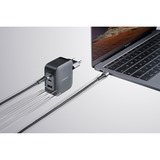 Intenso Intenso Power Adapter W100ACC GaN + C520C Câble, Chargeur Noir