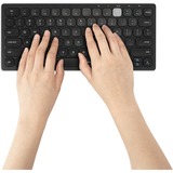 Kensington Clavier sans fil double multi-appareils compact Noir, Layout DE