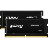 Kingston FURY Kit DDR5-6000 32 Go, Mémoire vive Noir, KF560S38IBK2-32, Impact, XMP