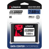 Kingston SATA Enterprise DC600ME (usage mixte) 2,5” de 7 680 Go SSD 5” de 7 680 Go, 7,68 To, 2.5", 560 Mo/s, 6 Gbit/s