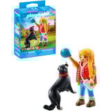 PLAYMOBIL My Life Femme avec Sennenhund, Jouets de construction 