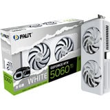 Palit GeForce RTX 5060 Ti OC WHITE 8GB, Carte graphique Blanc