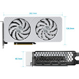Palit GeForce RTX 5060 Ti OC WHITE 8GB, Carte graphique Blanc