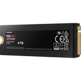 SAMSUNG 990 PRO Heatsink, 4 To SSD MZ-V9P4T0CW, PCIe 4.0 x4, NVMe 2, M.2 2280, LED RGB
