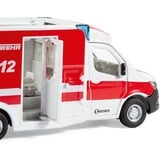 SIKU Mercedes-Benz Sprinter Miesen Type C Ambulance Modèle d’ambulance Pré-assemblé 1:50, Modèle réduit de voiture Rouge/Blanc, Modèle d’ambulance, Pré-assemblé, 1:50, Mercedes-Benz Sprinter, Unisexe, Métal, Plastique