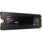 Samsung 990 PRO Heatsink, 4 To SSD MZ-V9P4T0CW, PCIe 4.0 x4, NVMe 2, M.2 2280, LED RGB