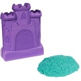 Spin Master Kinetic Sand, Castle Case avec 453 g de sable à modeler bleu sarcelle, bac de jeu multi-usage et conteneur de rangement, jouets sensoriels pour les enfants à partir de 3 ans, Jeu de sable Kinetic Sand , Castle Case avec 453 g de sable à modeler bleu sarcelle, bac de jeu multi-usage et conteneur de rangement, jouets sensoriels pour les enfants à partir de 3 ans, Sable cinétique pour enfants, 3 an(s), Bleu