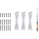 Thermaltake Ventilateur de refroidissement PC SWAFAN EX14 ARGB Sync Blanc Édition Premium TT ventilateurs de boîtier Blanc, 3 pièces, 140 x 140 x 25 mm